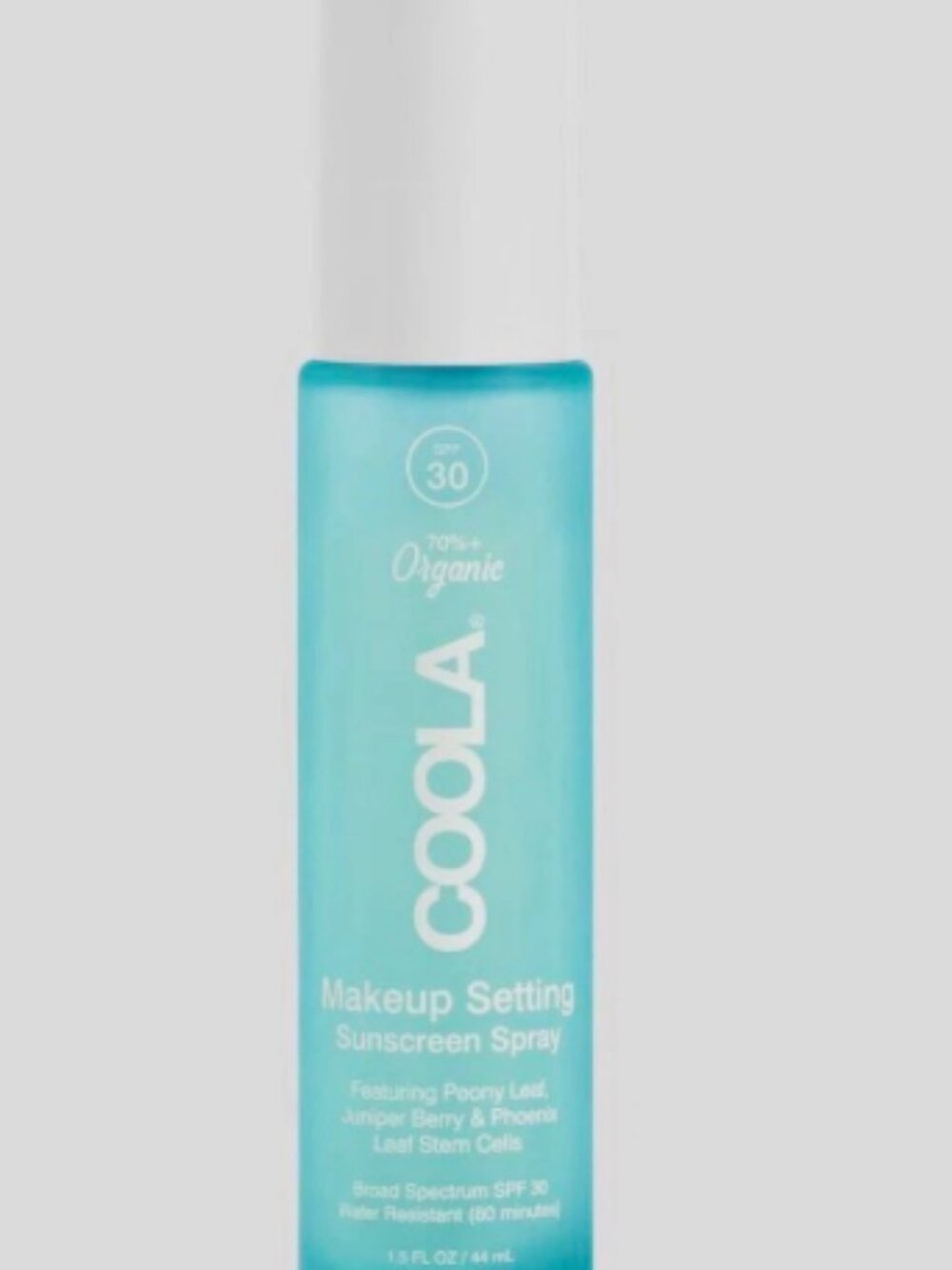 COOLA Makeup Setting Sunscreen Spray SPF 30 Broad Spectrum Water Resistant 1.5